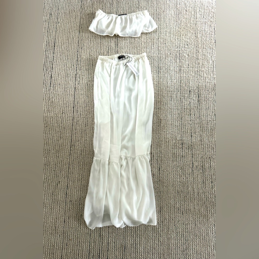 Chic White Skirt Set for Effortless Style